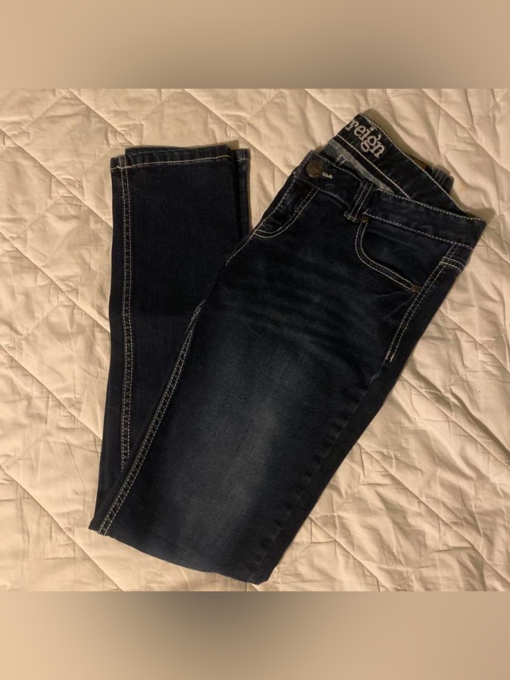 Reign Dark Blue Straight Leg Women’s Jeans